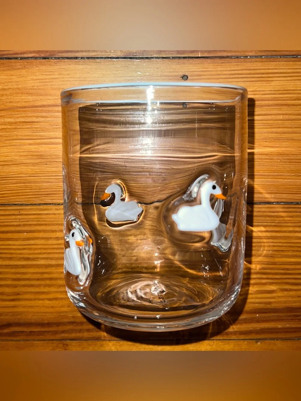 ANTHROPOLOGIE Icon Swan Glass